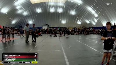 52 lbs Round 5 (10 Team) - Weston Nicklos, Brawler Elite vs Lucio Angie, Foundry WC