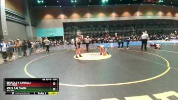 150 lbs Cons. Round 2 - Kris Baldwin, Mazama vs Bradley Cavalli, Casa Roble