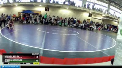 98 lbs Quarterfinal - Holden Ripley, Valparaiso Wrestling Club vs Raidon Gonzalez, Indiana