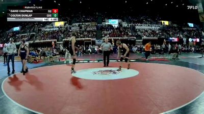 Quarterfinal - David Chapman, Plains / Hot Springs vs Colton Dunlap, Columbus High School