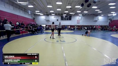 140 lbs Cons. Round 1 - Leo Cosce, McKinleyville High School vs Rasheed Salemi, Granada High School