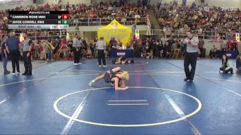 90 lbs Champ. Round 2 - Jayce Cordell SW2, Valley View vs Cameron Rose NW5, Freedom Wrestling