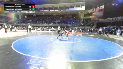 106 lbs Quarterfinal - Kingston Cruzat, Folsom vs Leonidas Agtarap, Central Catholic