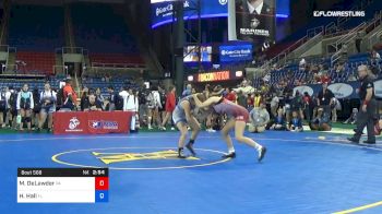 112 lbs Rnd Of 16 - Montana DeLawder, Pennsylvania vs Hannah Hall, Florida