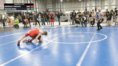 82 lbs Cons. Rd Of 16 - Waylen Jones, Priest River Wrestling Club vs Marshall Obrovac, White River Hornets Wrestling Club