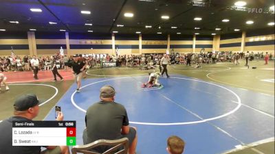 62 lbs Semifinal - Christian Lozada, LV Bears WC vs Dillon Sweat, Kalispell WC