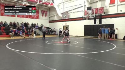 JV-18 lbs Round 1 - Yahaira Chavarria, South Tama vs Taelyn Clayton, Independence