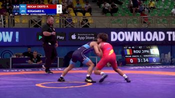 48 kg 1/8 Final - Patrick Mocan Croitoru, Romania vs Kai Kogasako, Japan