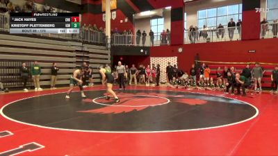 175 lbs Quarterfinal - Jack Hayes, Cedar Rapids Kennedy vs Kristoff Plettenberg, Iowa City, West