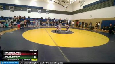 110 lbs Cons. Semi - Grayson Slatter, Mt Spokane Wrestling Club vs Jordan Sullivan, Big Cat Wrestling Club