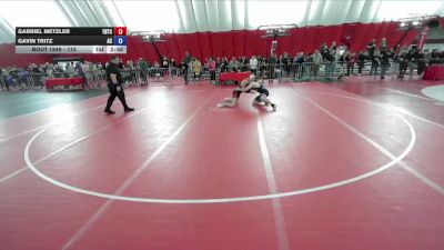 175 lbs Cons. Round 5 - Gabriel Metzler, Team Nazar Training Center vs Gavin Tritz, AWA Central