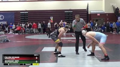 190 lbs Round 2 - Calvin McAvan, Dubuque Senior vs Skorniak Joey, Tinley Park (Andrew)