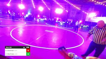 65 lbs Quarterfinal - Kade Brannan, Coyote Wrestling Club vs Zac Martinez, Juggernaut WC