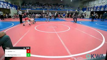 73 lbs Semifinal - Cole Jones, Purler Wrestling Academy (PWA-NWA) vs Xander Montgomery, Skiatook Youth Wrestling 2022-23