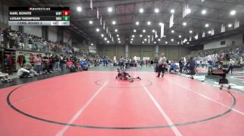 126 lbs Cons. Round 3 - Karl Schutz, Hewitt-Trussville vs Logan Thompson, Har-Ber