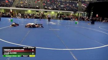 125 lbs Round 3 - Makaylah Groseclose, LITTLE FALLS vs Caleb Alcorn, DC Elite