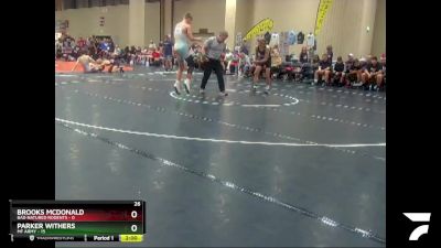 126 lbs Round 1 (6 Team) - Parker Withers, MF Army vs Brooks McDonald, Bad Natured Rodents