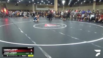 106 lbs Round 1 (6 Team) - Jaxon Lambert, Alabama Takedown vs Hannah Lindsey, Mississippi Mayhem