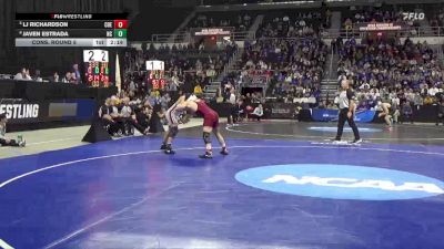 174 lbs Cons. Round 5 - LJ Richardson, Coe vs Javen Estrada, North Central (IL)