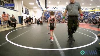 40 lbs Quarterfinal - Jase Tyson, Verdigris Youth Wrestling vs Everett Long, Tiger Trained Wrestling