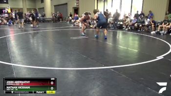 285 lbs Round 1 (32 Team) - John Abernathy, Guerrilla Red vs Nathan Hickham, Indy WC