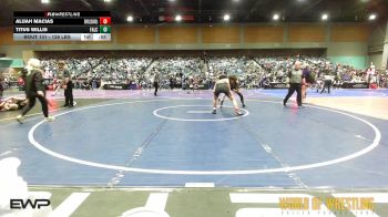 126 lbs Consi Of 8 #2 - Alijah Macias, BULLDOG WRESTLING CLUB vs Titus Willis, Falcon Wrestling