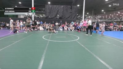 72 lbs Round 3 (6 Team) - Jojo Medal, CTWHALE vs AJ Domico, Tri State Hammers