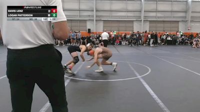 120 lbs Round 1 (6 Team) - Logan Patterson, Warner Elite vs Davis Lenz, Stealth Training