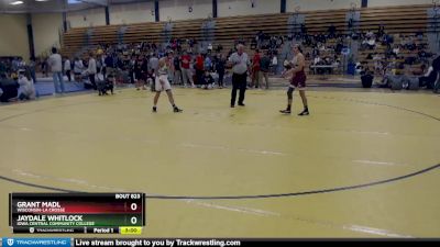 125 lbs Semifinal - Jaydale Whitlock, Iowa Central Community College vs Grant Madl, Wisconsin-La Crosse