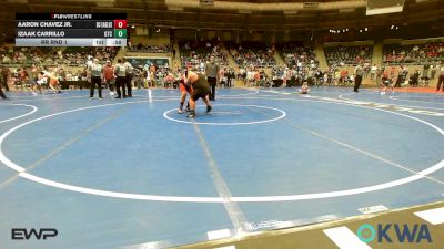 Rr Rnd 1 - Aaron Chavez JR., Del City Little League Wrestling vs Izaak Carrillo, Grove Takedown Club