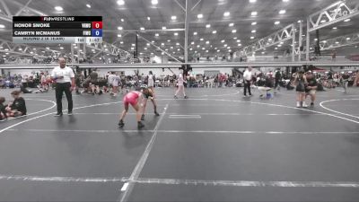 64 lbs Round 2 (6 Team) - Honor Smoke, Venom Girls WC vs CAMRYN MCMANUS, FIWC Sassy Lassies Angels
