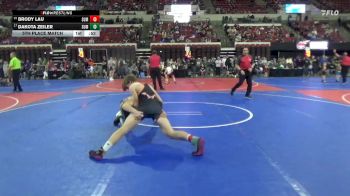 151 lbs 5th Place Match - Brody Lau, Flathead vs Dakota Zeiler, Mountain Man