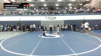 63 lbs Cons. Round 1 - Caton Medeiros, Raft River Wrestling vs Cooper McClellan, Sublime Wrestling Academy