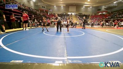 43 lbs Quarterfinal - Cannon Francis, Skiatook Youth Wrestling vs Tripp Cooper, Collinsville Cardinal Youth Wrestling