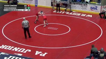 103 lbs Consi Of 32 #1 - Mason Lombardi, Burgettstown vs Ryan Boardman, Shippensburg