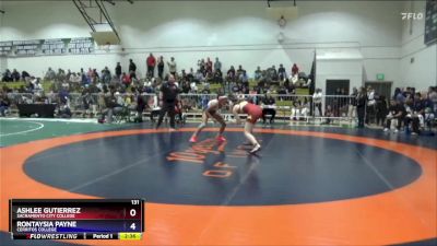131 lbs Semifinal - Ashlee Gutierrez, Sacramento City College vs Rontaysia Payne, Cerritos College