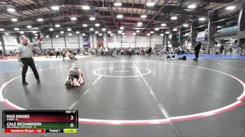 80 lbs Rd# 9- 2:15pm Saturday Final Pool - Max Dinges, POWA vs Cale Richardson, Oklahoma Outlaws