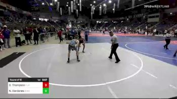 116 lbs Round Of 16 - Diesel Thompson, Flathead Valley WC vs Nick Dardanes, Bearcave