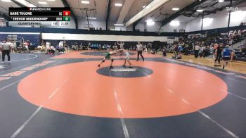 125 lbs Quarterfinal - Gabe Tulone, Ursinus vs Trevor Middendorf, Brockport