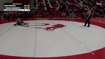 132 lbs 1st Place Match - Taimane Benemerito, Enterprise HS vs Josie Workman, Sparkman