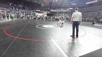 126 lbs Champ. Round 2 - Kingston Case, Hoquiam Jr. Grizzly Wrestling Club vs Lance Draper, South West Washington Wrestling Club