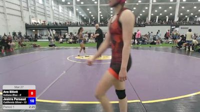 115 lbs Ava Elliott, Indiana Blue vs Jesirra Persaud, California Silver
