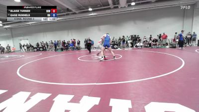92 lbs Cons. Round 3 - Blaise Turner, East Idaho Elite Wrestling Club vs Gage Runnels, Interior Grappling Academy