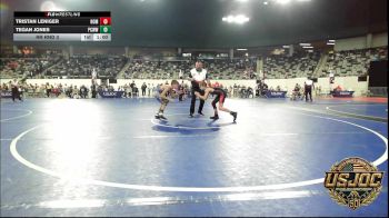 80 lbs Rr Rnd 3 - Tristan Leniger, Team Nomad vs Tegan Jones, Ponca City Wildcat Wrestling