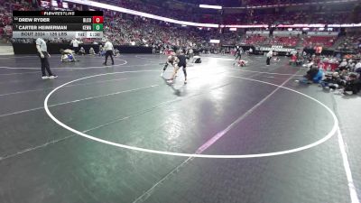 126 lbs Champ. Rd Of 16 - Carter Heimerman, Kewaskum vs Drew Ryder, Bloomer/Colfax
