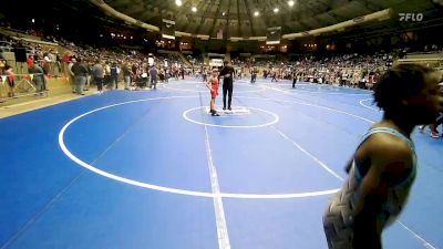 110 lbs Quarterfinal - Artemus Mathews, Pitbull Wrestling Academy vs Levi Emrich, Pawhuska Elks Takedown