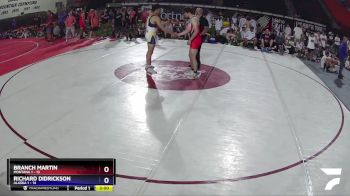 175 lbs Placement (16 Team) - Branch Martin, Montana 1 vs Richard Didrickson, Alaska 1