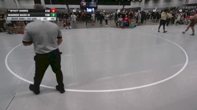 157 lbs Cons. Rd Of 64 - Wyatt Hanks, Utah vs Warren Nash III, Toss Em Up Wrestling Academy