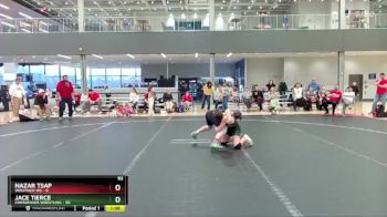 92 lbs Finals (8 Team) - Jace Tierce, Crossroads Wrestling vs Nazar Tsap, Wolfpack WC