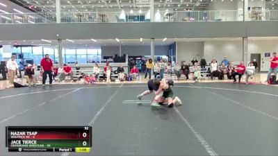 92 lbs Finals (8 Team) - Jace Tierce, Crossroads Wrestling vs Nazar Tsap, Wolfpack WC